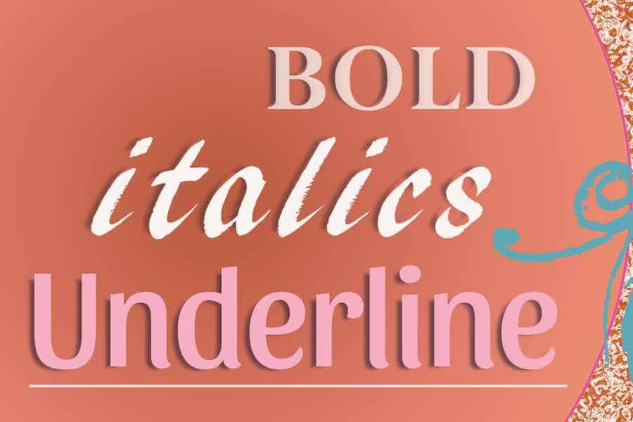 How to Bold, Italic, and Underline in MS Word The Techie Senior