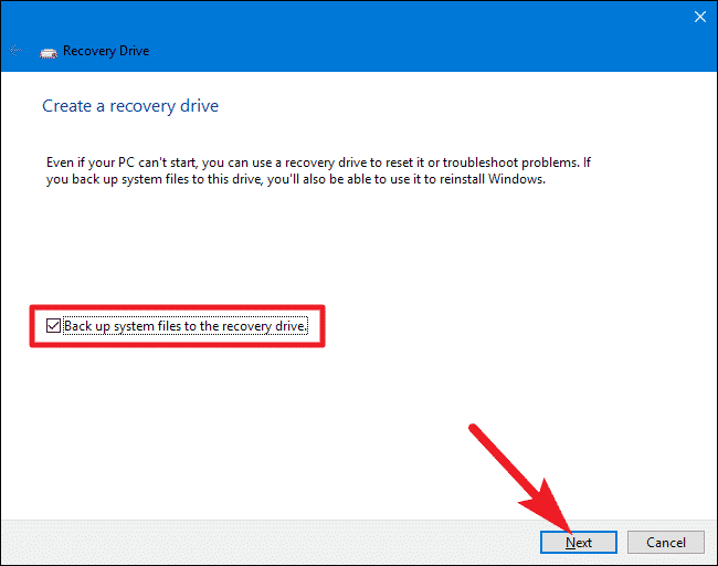 How To Create A Windows 10 Recovery Disk On USB The Tech Journal