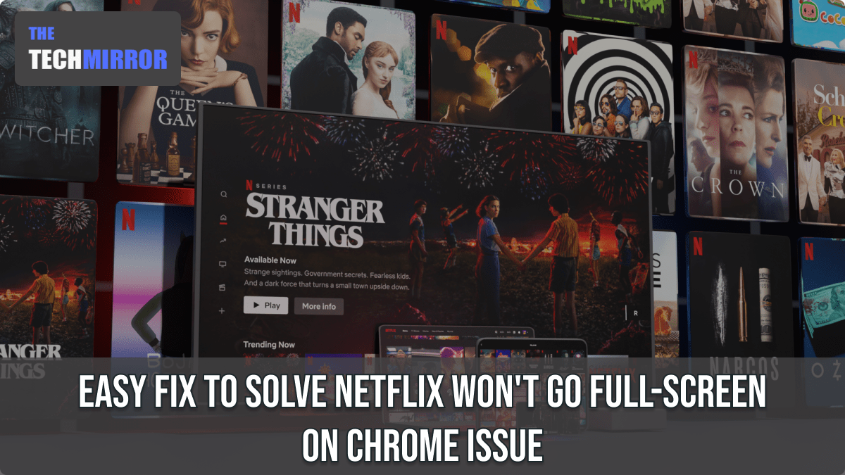 [2023] Easy Fix to Solve Netflix Won't Fullscreen on Chrome Issue
