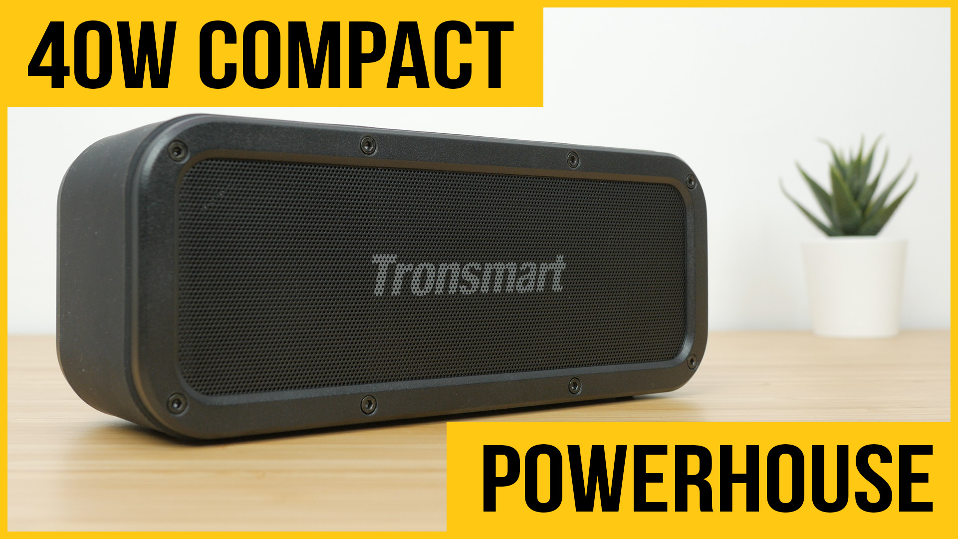 Tronsmart Force 40W review Bluetooth speaker vs JBL Flip 4