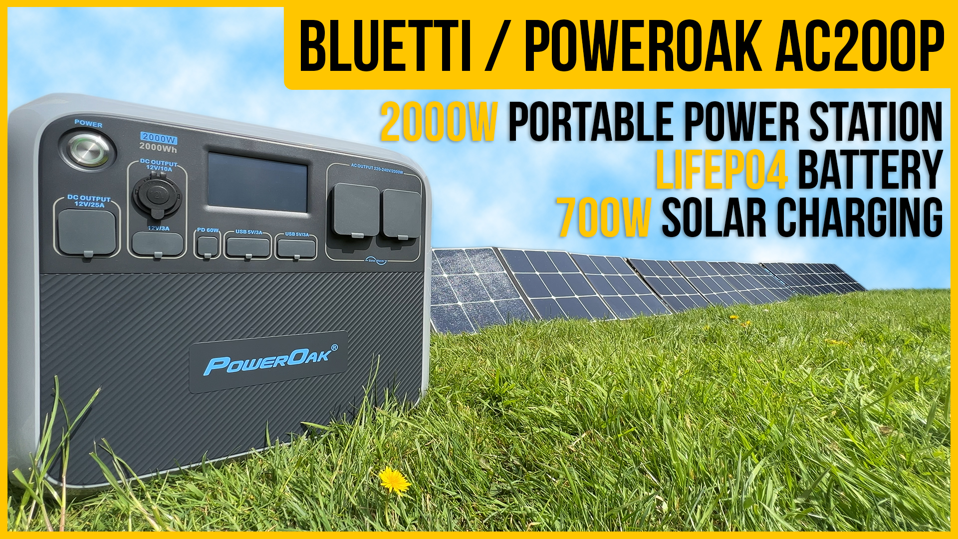 Bluetti AC200P review 2000W portable power station, 2000Wh LiFePO4