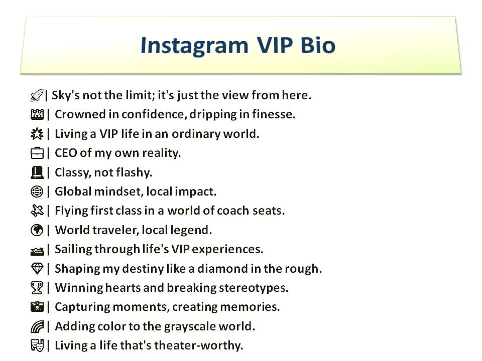 Instagram Vip bio Attitude & Stylish Bios for Boys and Girls The