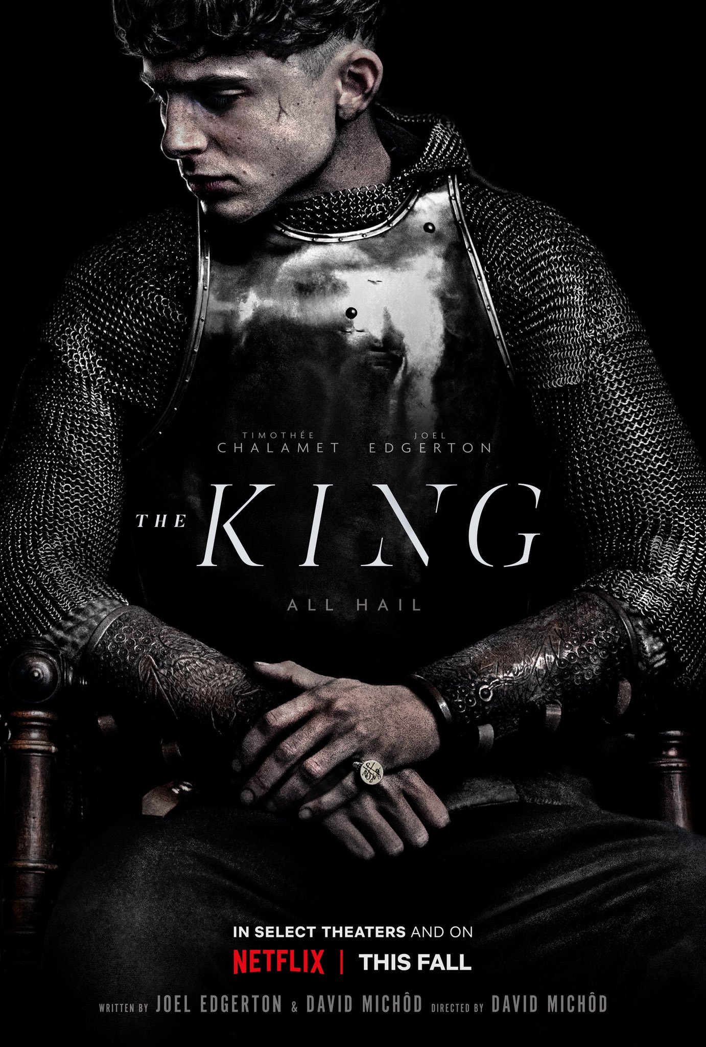 Official poster of The King
via Timothée Chalamet's Twitter (@RealChalamet)