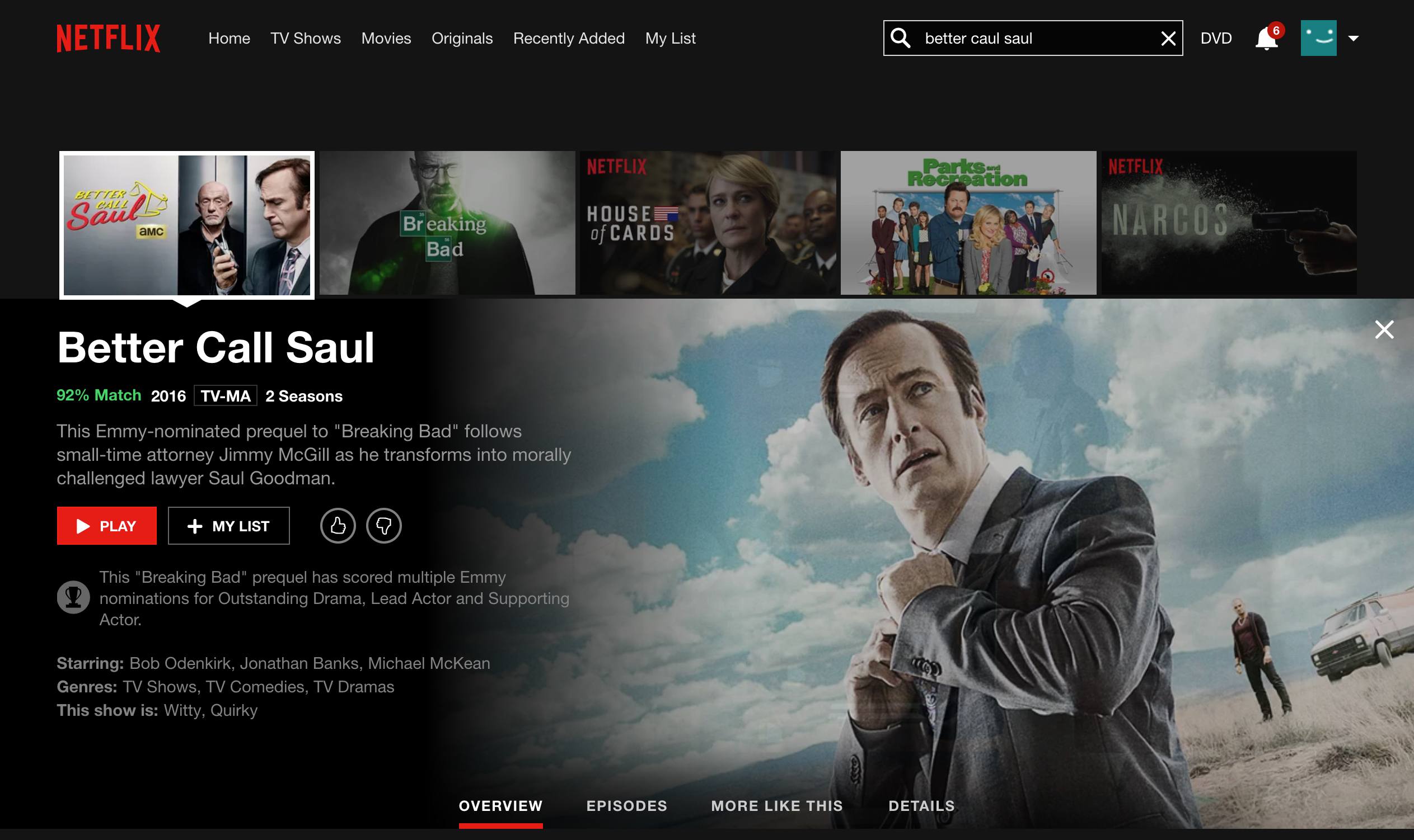 Better Call Saul Netflix