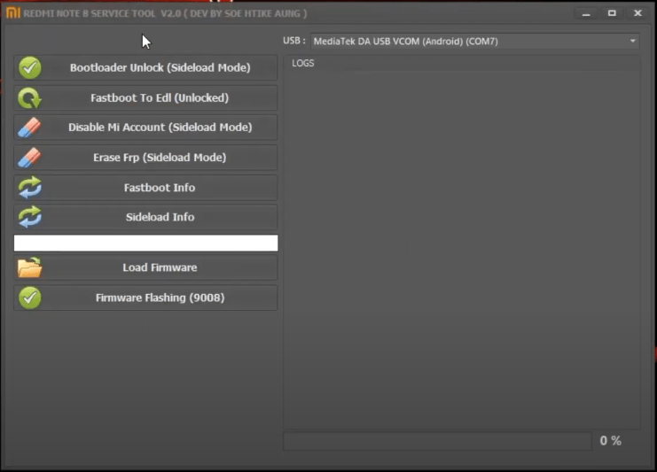 Redmi Note 8 Service Tool Download Latest Version Free