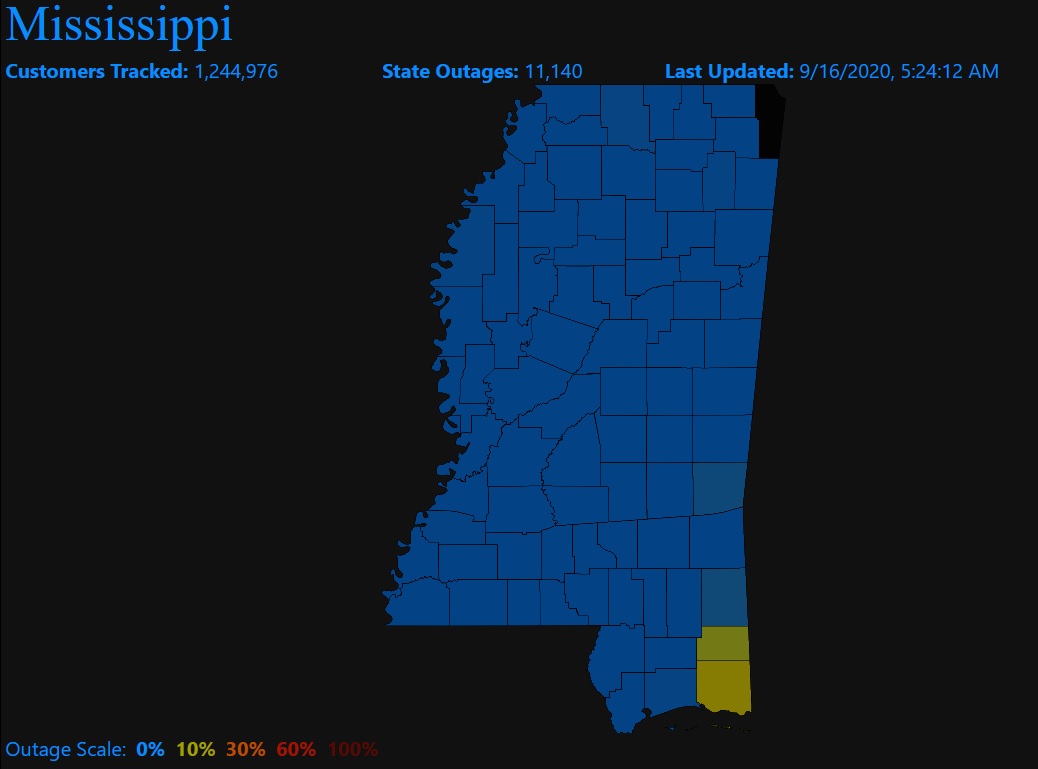 Hurricane Sally MultiState Power Outages The Tempest Wire