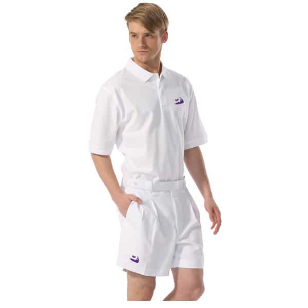 Men's Green Grass Pima Pique Tennis Shirt w/ Logo The Tennis Loft