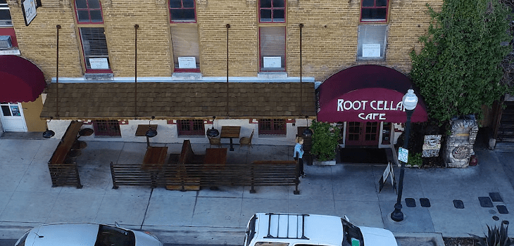 The Texas Bucket List Root Cellar Cafe in San Marcos