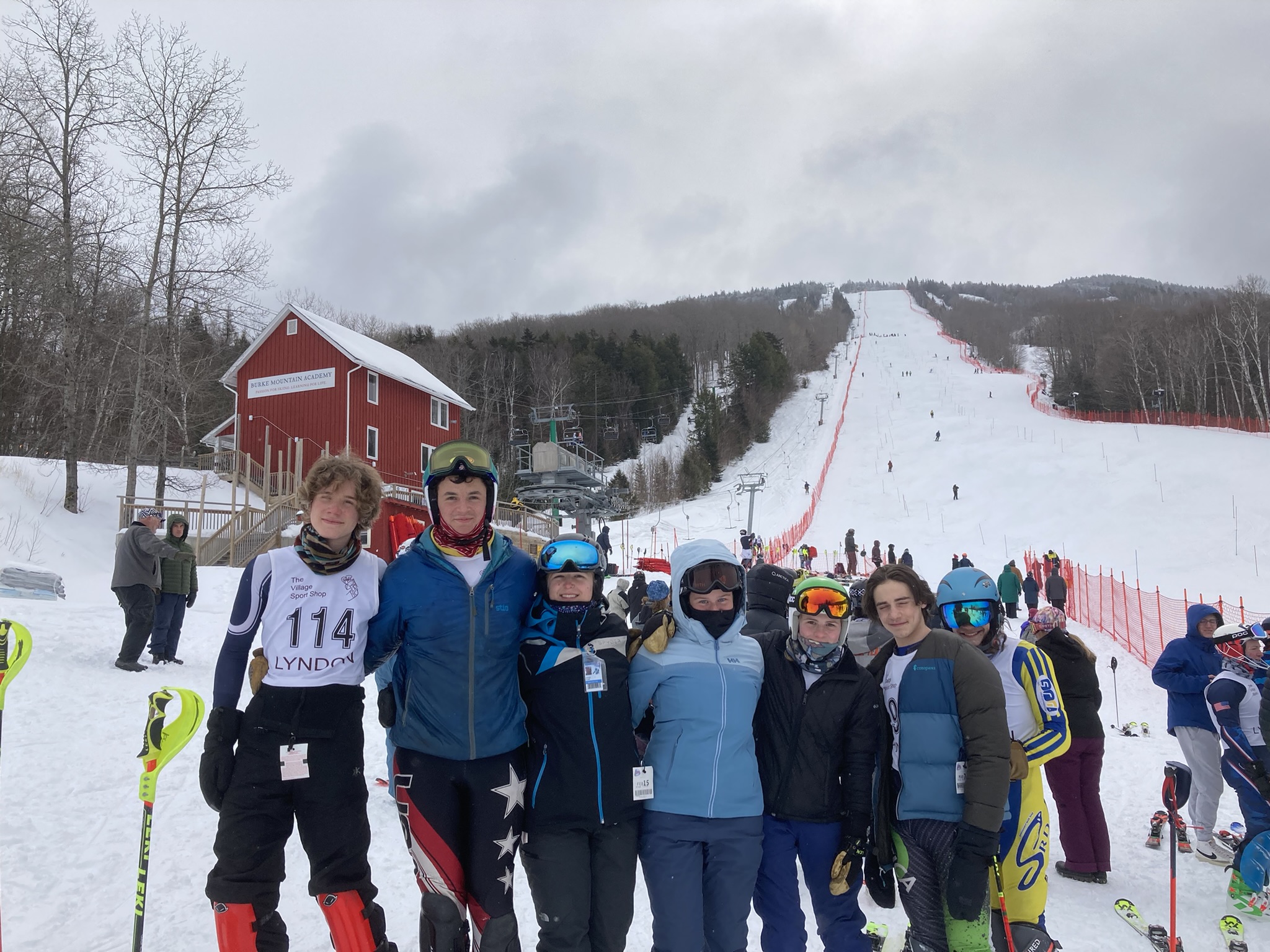 Alpine Ski Team Caps Season with Hometown Flannel Classic Thetford Academy