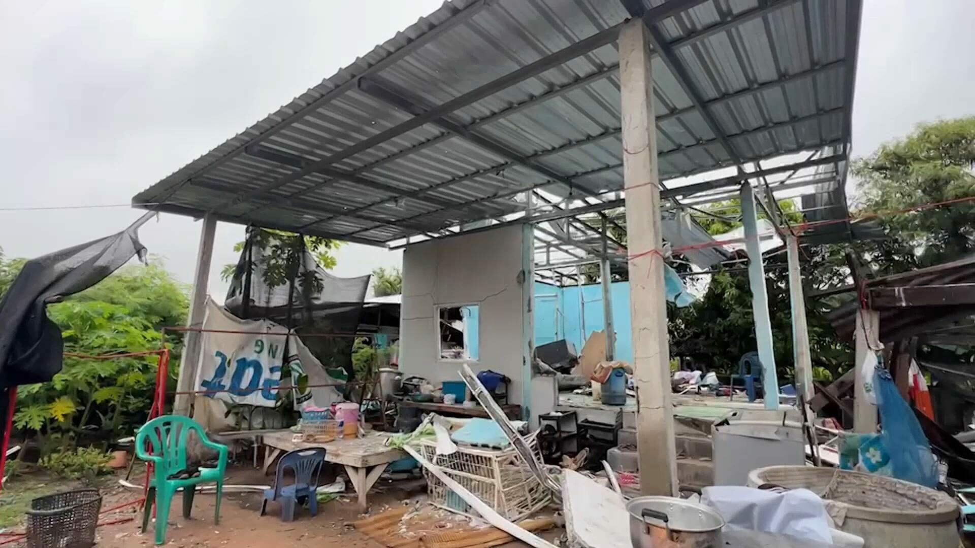 Cooler catastrophe Roi Et fridge explosion leaves 4 houses chilling in