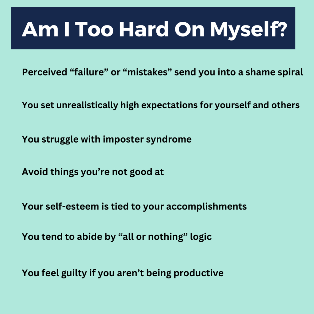 Why Am I So Hard On Myself? Perfectionism and Mental Health