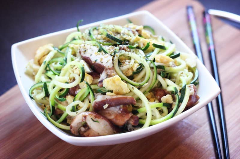 Recipe for Asian Fried Zucchini Noodles Oh, The Things We'll Make!