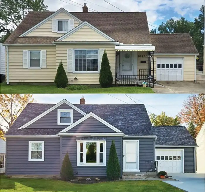Before And After Siding