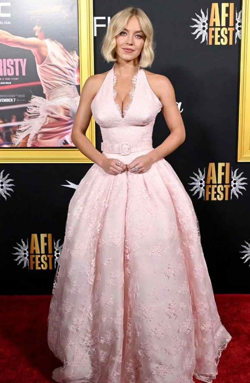 Sydney Sweeney Stuns at NASCAR to Promote New Movie ‘Christy’