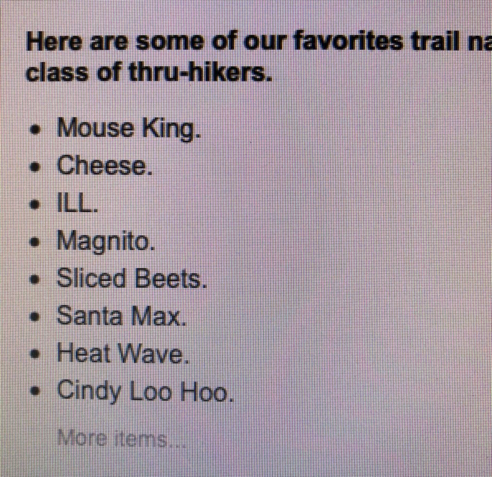 What's in a Name Part II The Thousand Miler