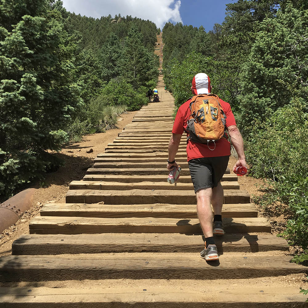 Climbing the Manitou Incline Is a Novel Challenge The Thousand Miler