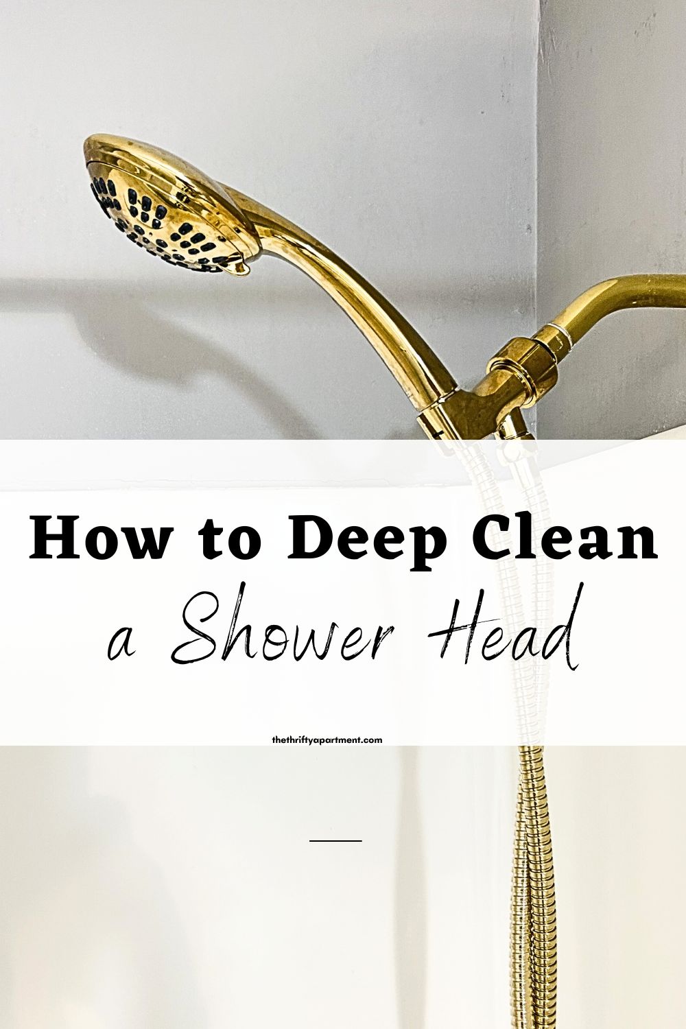 How to Deep Clean a Shower Head with Vinegar