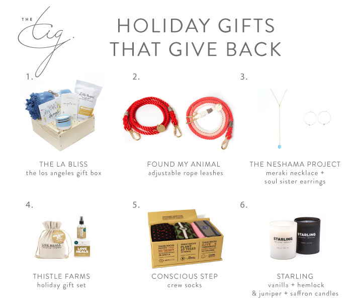 Holiday Gifts That Give Back The Tig