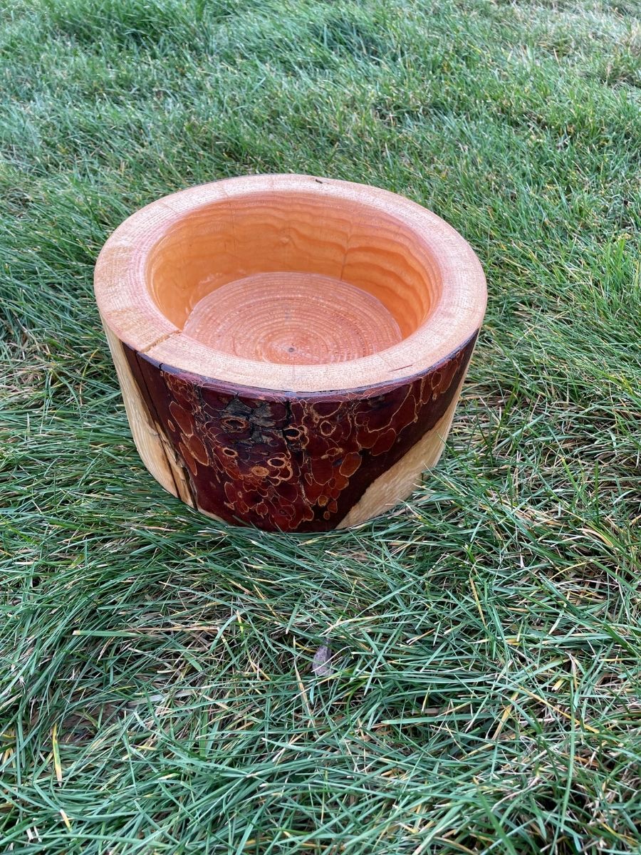 Wood Centerpiece Bowl The Tilted Barn