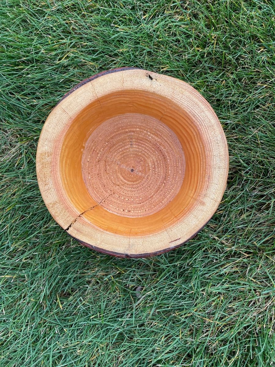 Wood Centerpiece Bowl The Tilted Barn