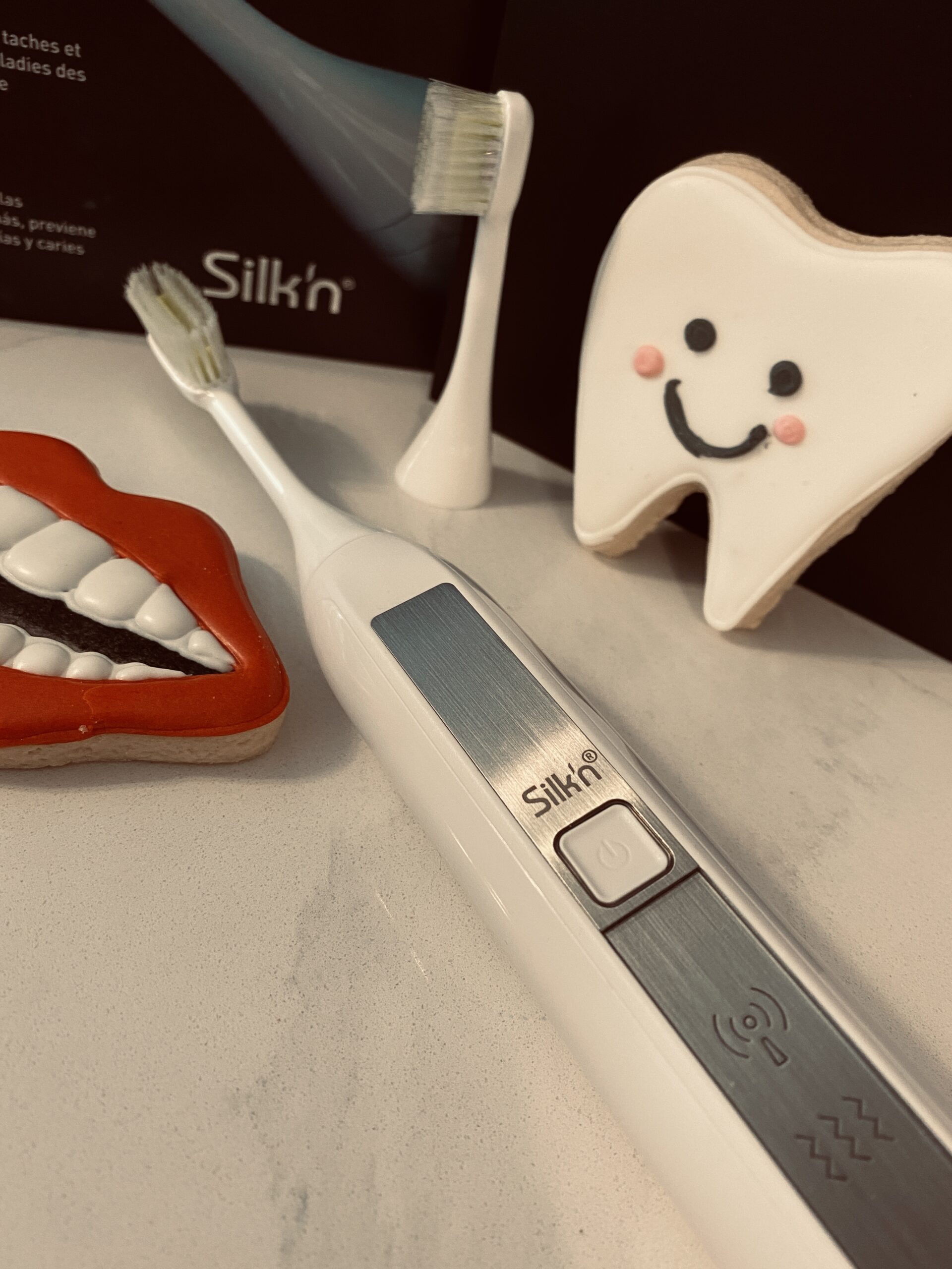 NEW Silk'n ToothWave DentalRF® Technology Toothbrush Review The Tilted Umbrella a lifestyle