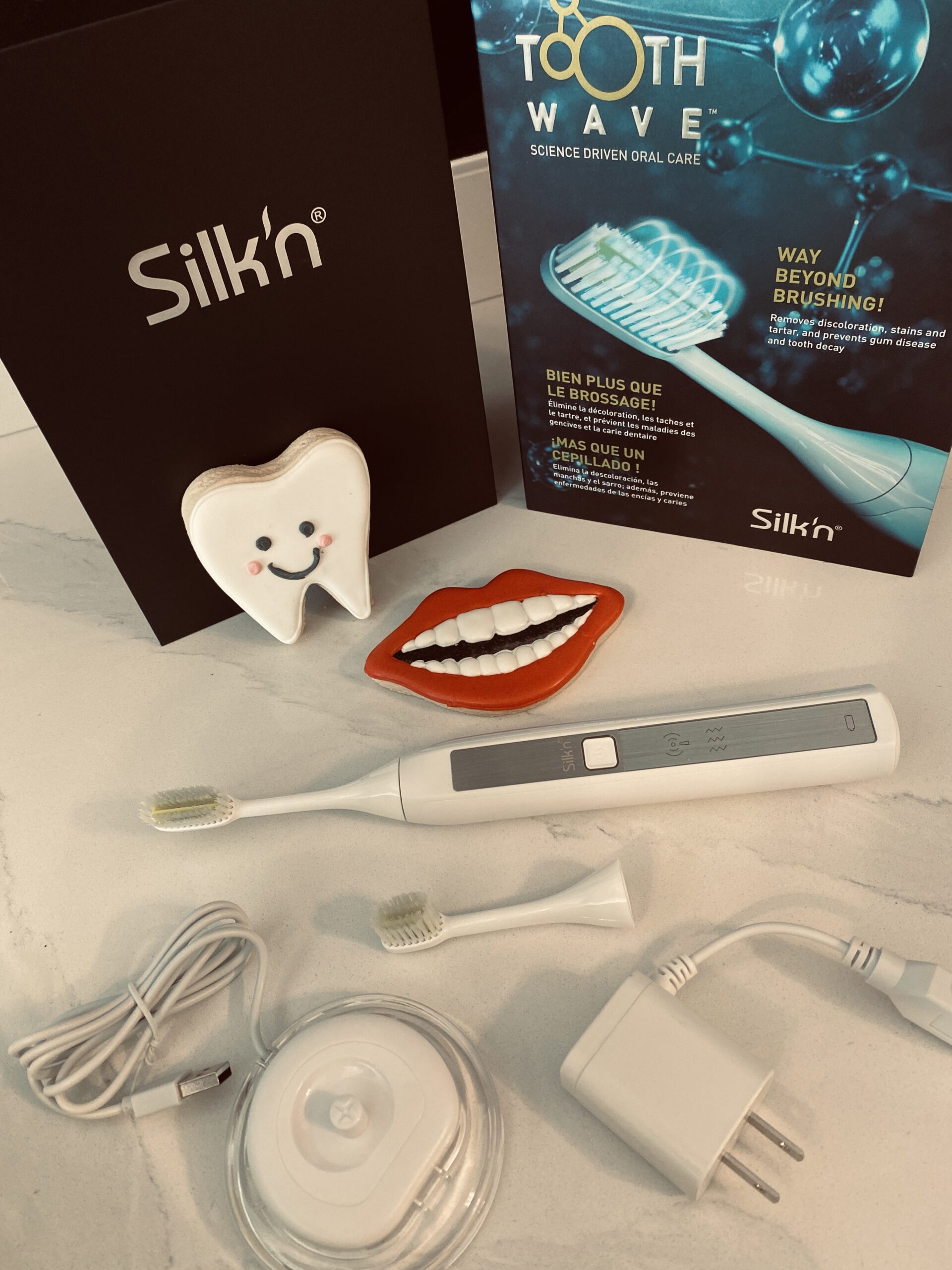 NEW Silk'n ToothWave DentalRF® Technology Toothbrush Review The Tilted Umbrella a lifestyle
