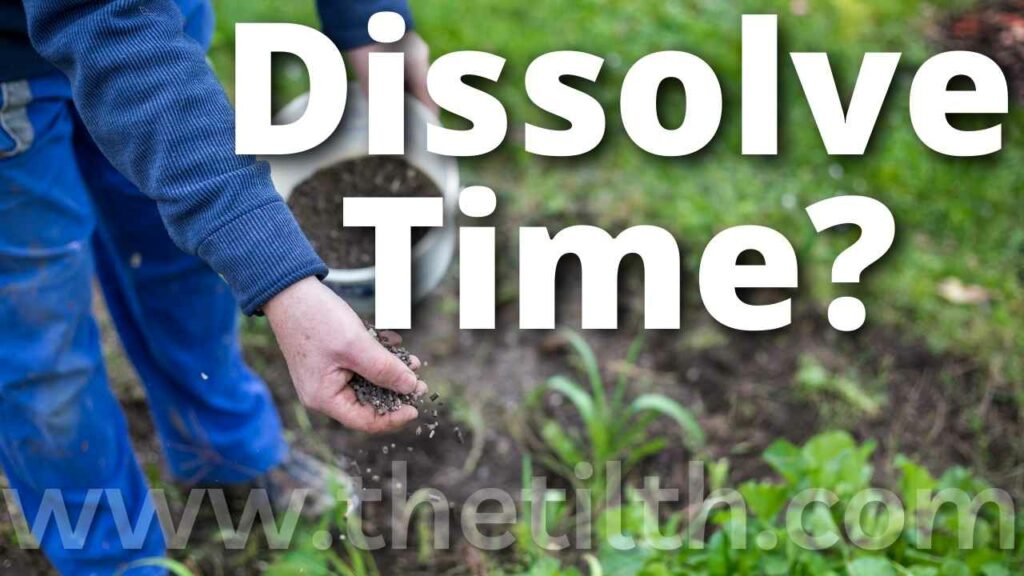 How Long Does It Take Granular Fertilizer to Dissolve? The Tilth