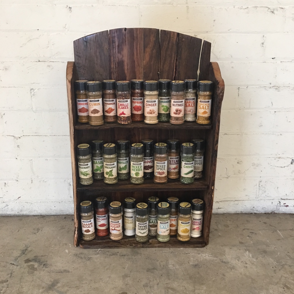 Rustic Spice Rack The Timber Shack