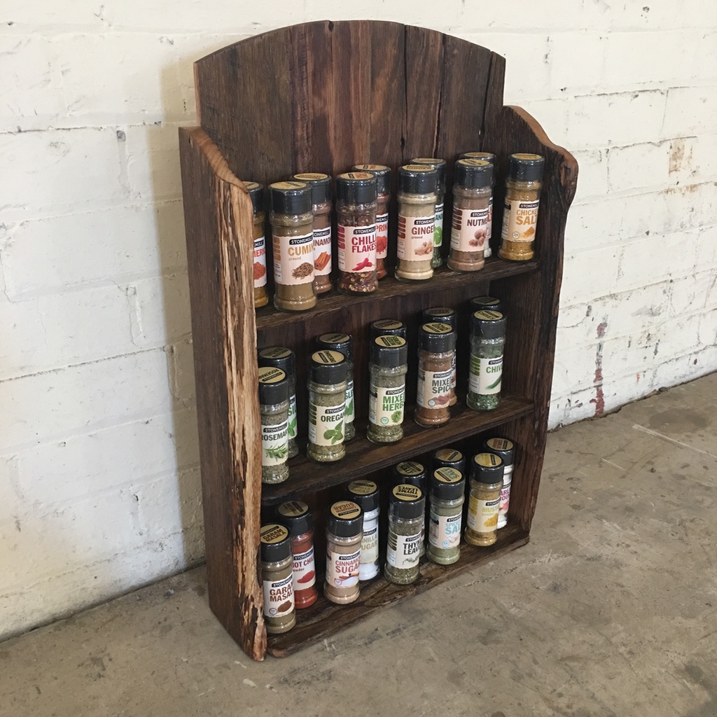 Rustic Spice Rack The Timber Shack