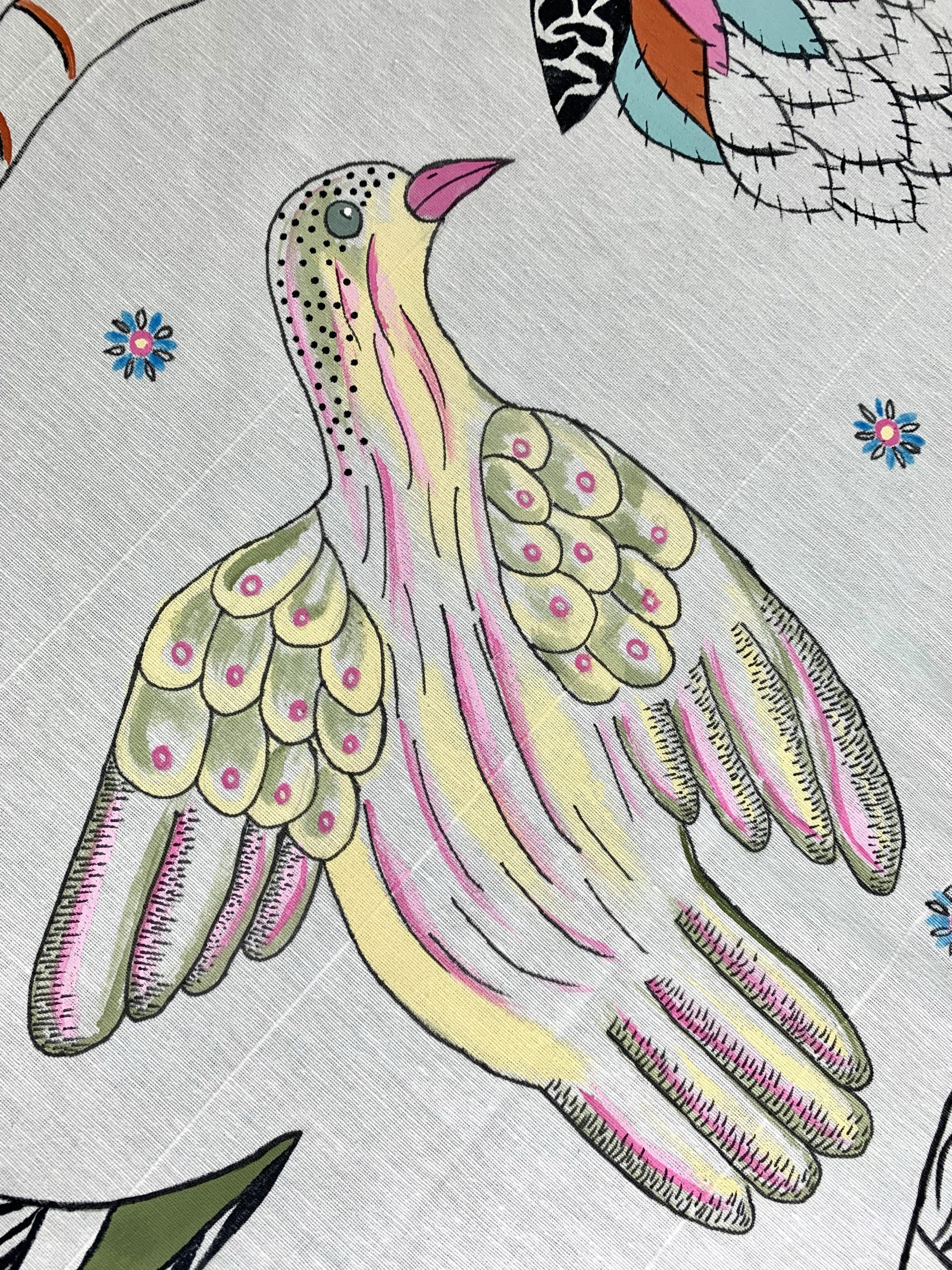 DIY Faux Greenery Placemats The Tiny Fairy