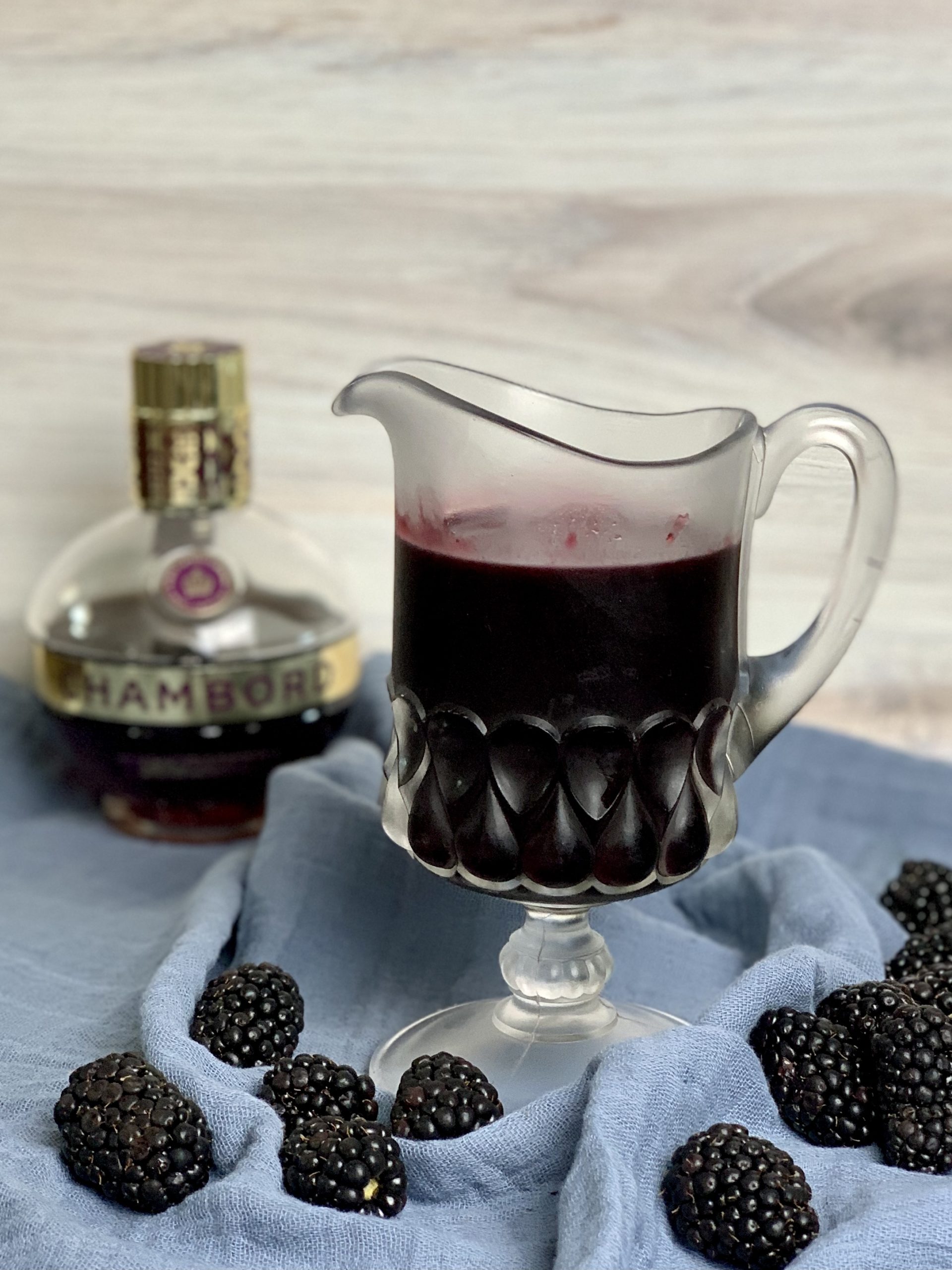 Blackberry Chambord Sauce The Tiny Fairy