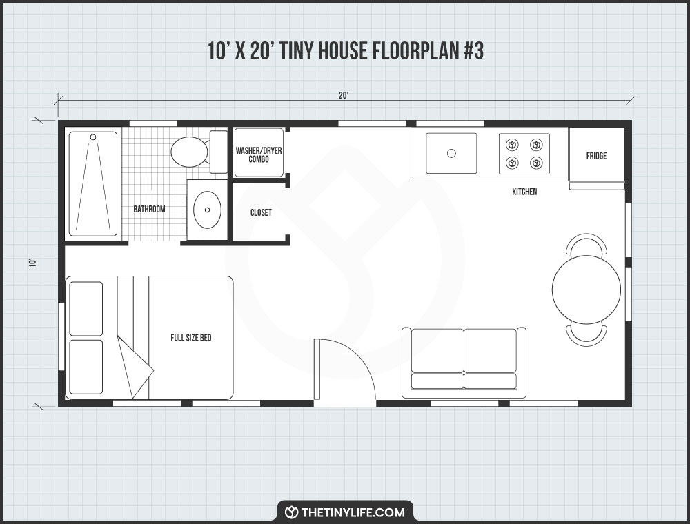 10 x 20 Tiny Home Designs, Floorplans, Costs And Inspiration The Tiny