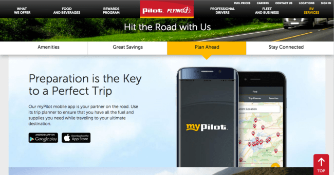Pit stops RV friendly gas stations & services The Touring Camper