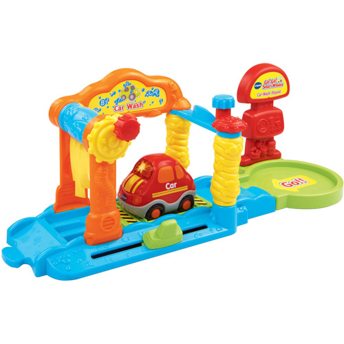 Kids Get Their Cars Squeaky Clean with VTech's Car Wash Playset The