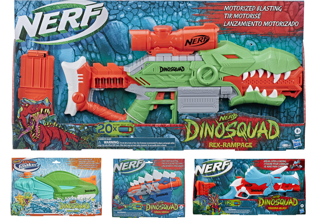 Kids Can Harness the Power of Dinosaurs with NERF DinoSquad Blasters