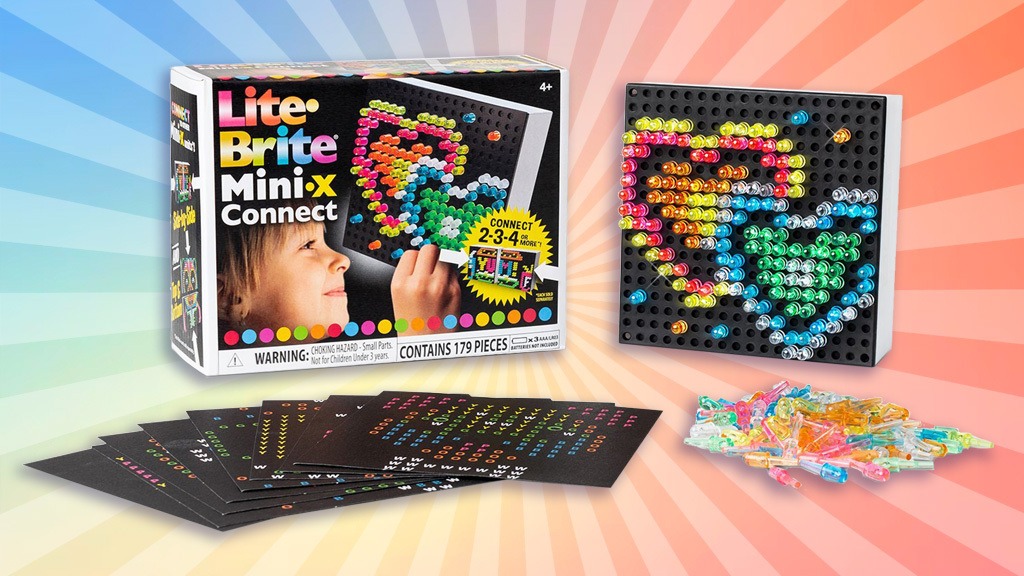 The Lite-Brite Mini-X Connect Is Perfect for Summer Travel | The Toy