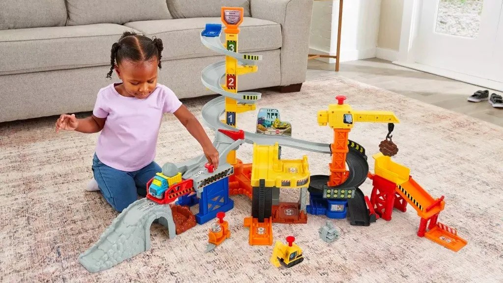 The Go! Go! Smart Wheels Spiral Construction Tower Builds Skills | The