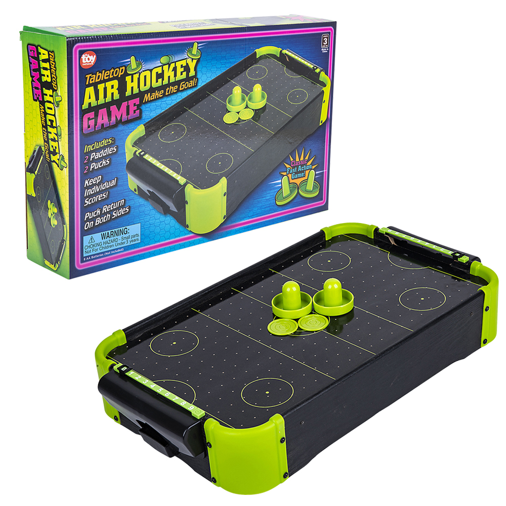 Neon Tabletop Air Hockey Game 20"x12.25"