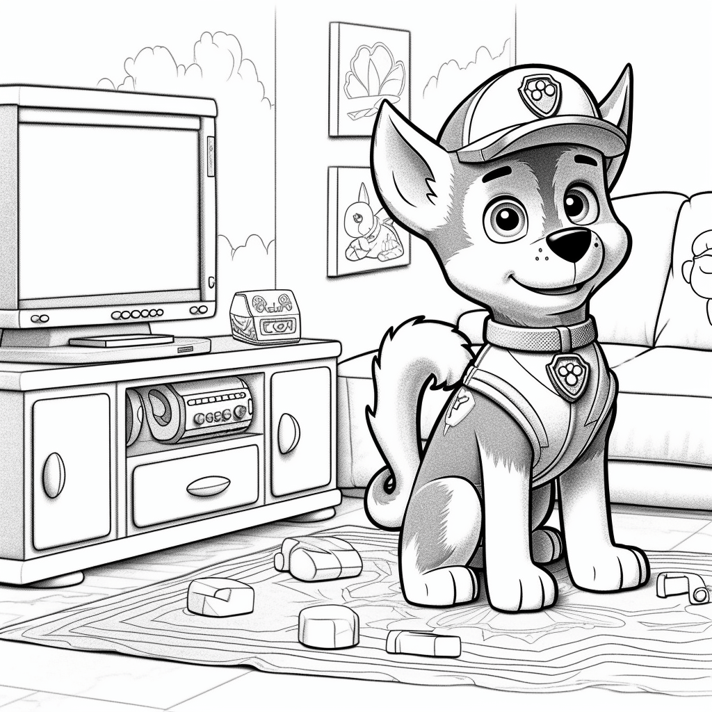 Desenho Para Colorir Patrulha Canina Pdf