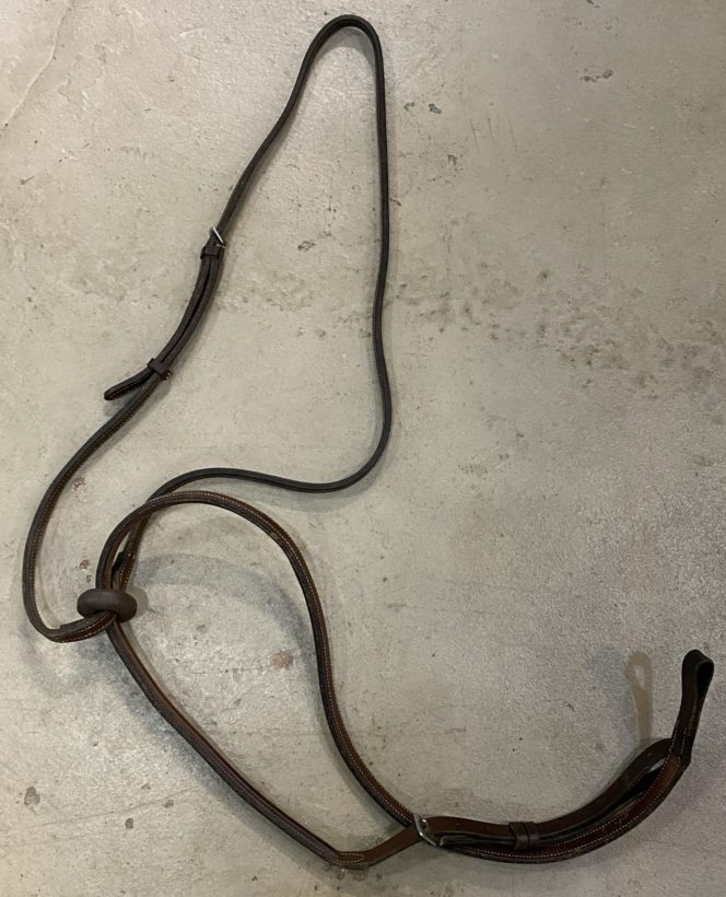 064911 Raised Leather Standing Martingale, Horse The Trainer's Loft