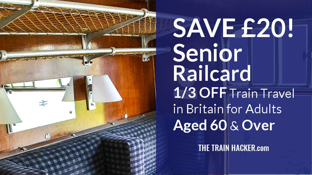 £20 OFF & SAVE £360 → Senior Railcard Discount Code Offers 2018