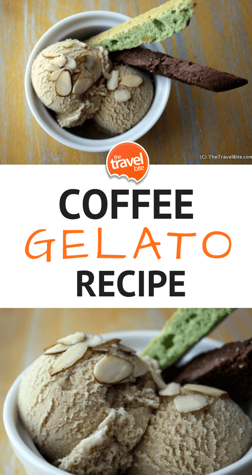 Coffee Gelato Recipe The Travel Bite