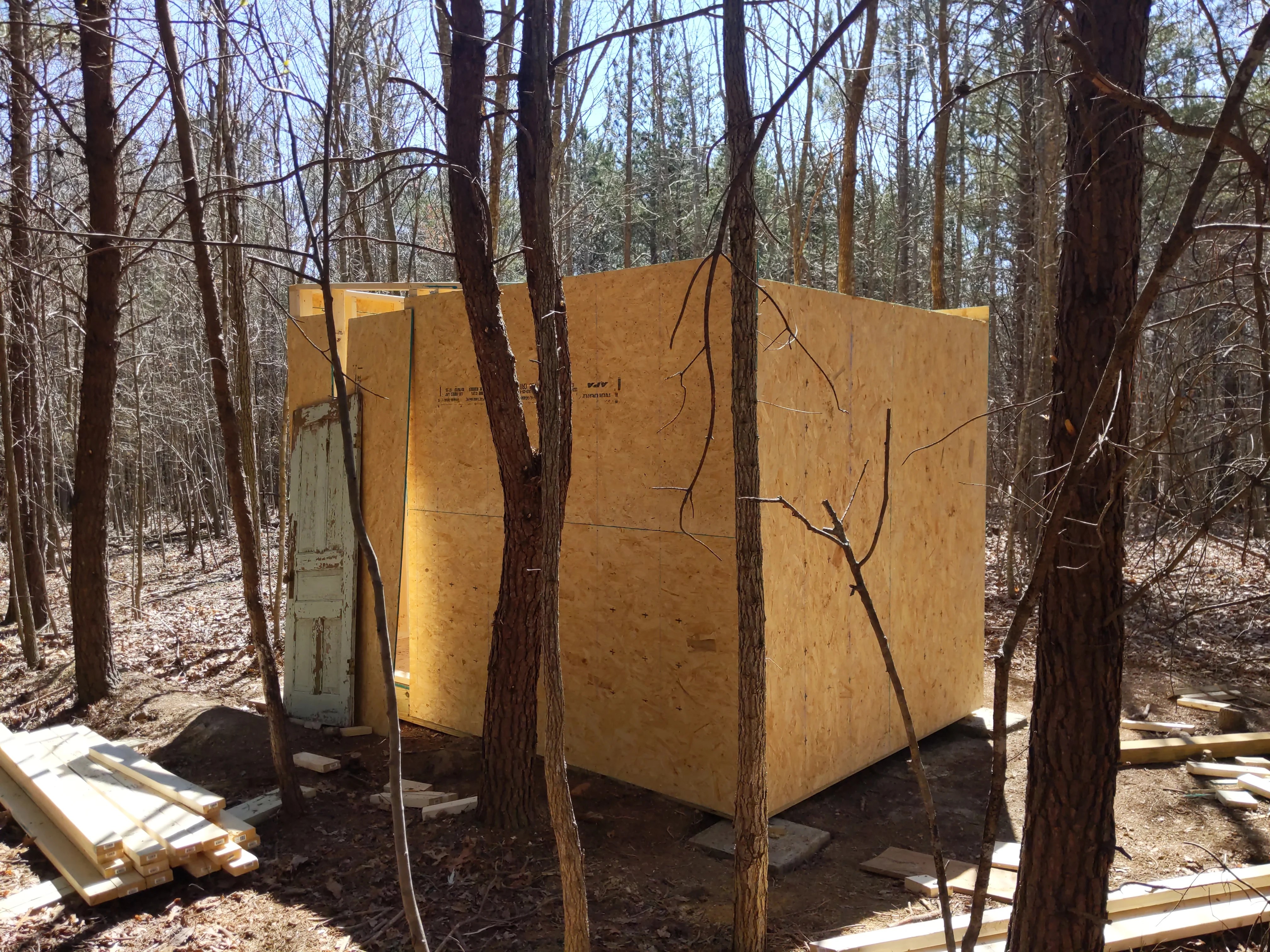 The Woods Shack ConstructionThe Travel Gap