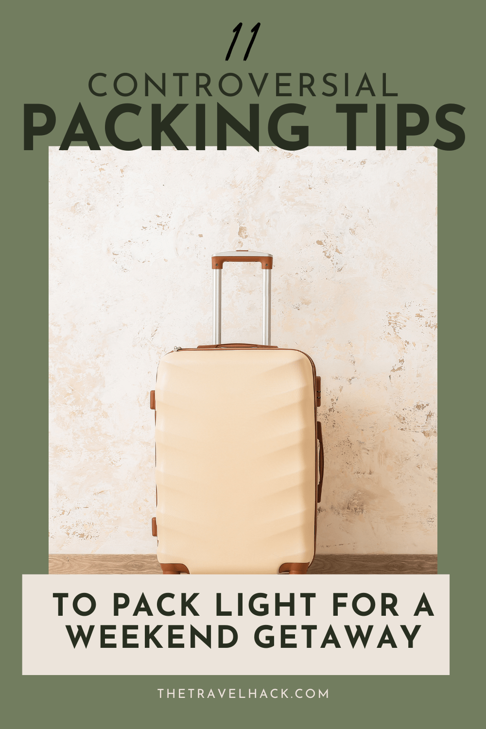 11 controversial tips to pack light for a weekend trip The Travel Hack