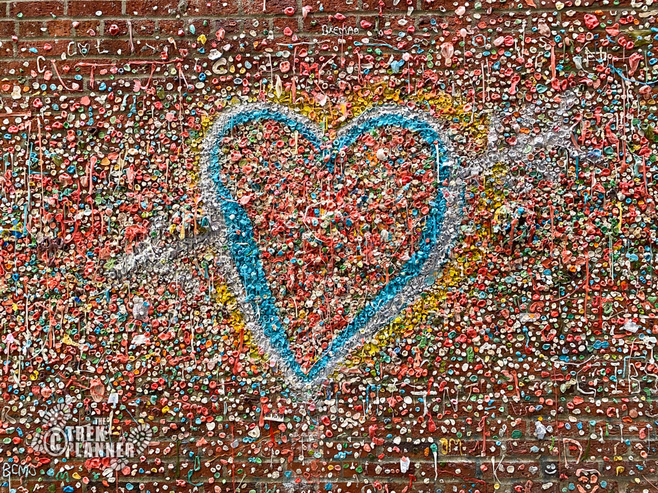 The Gum Wall Seattle, Washington The Trek Planner