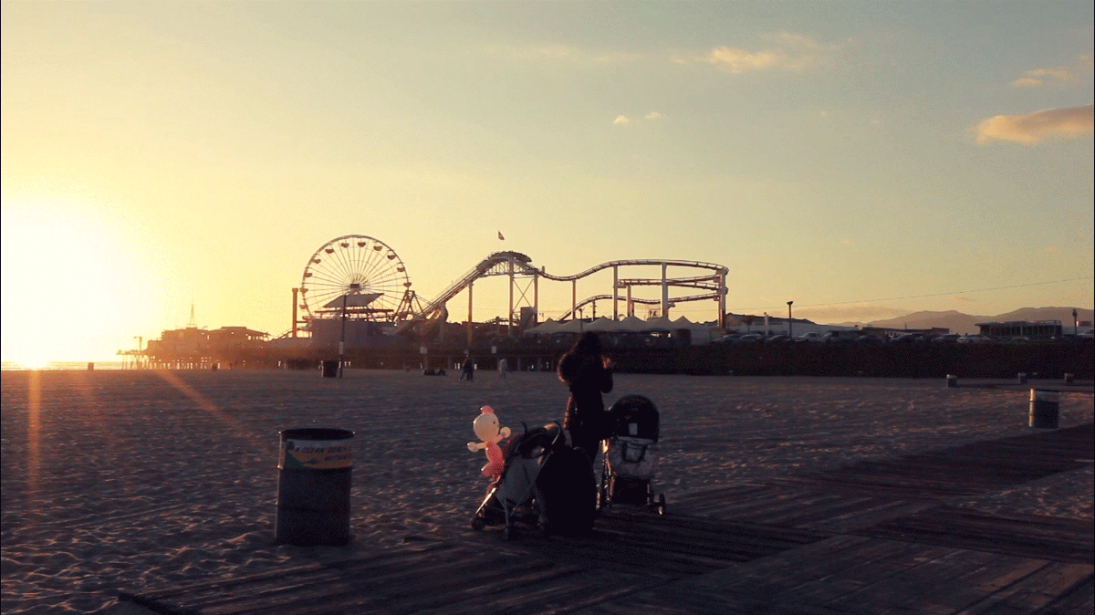 First Try Santa Monica Pier Sunset Cinemagraphs