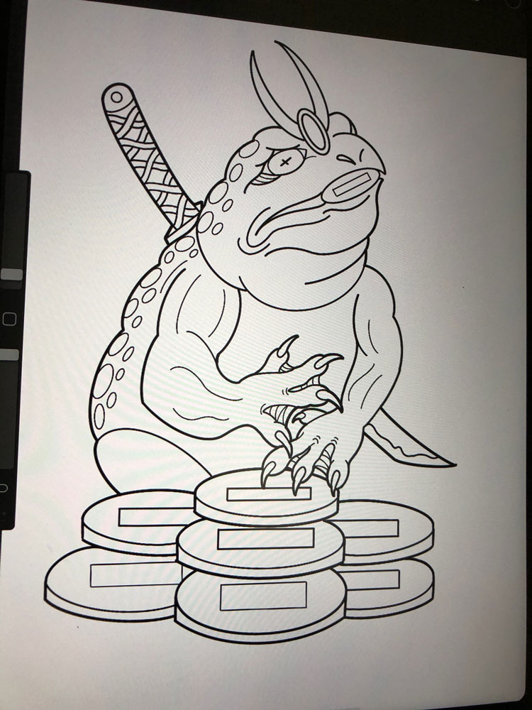 Samurai-Toad : The T.r.i.b.e. Zoo, Llc Tattoo 1000_x_750_jpg