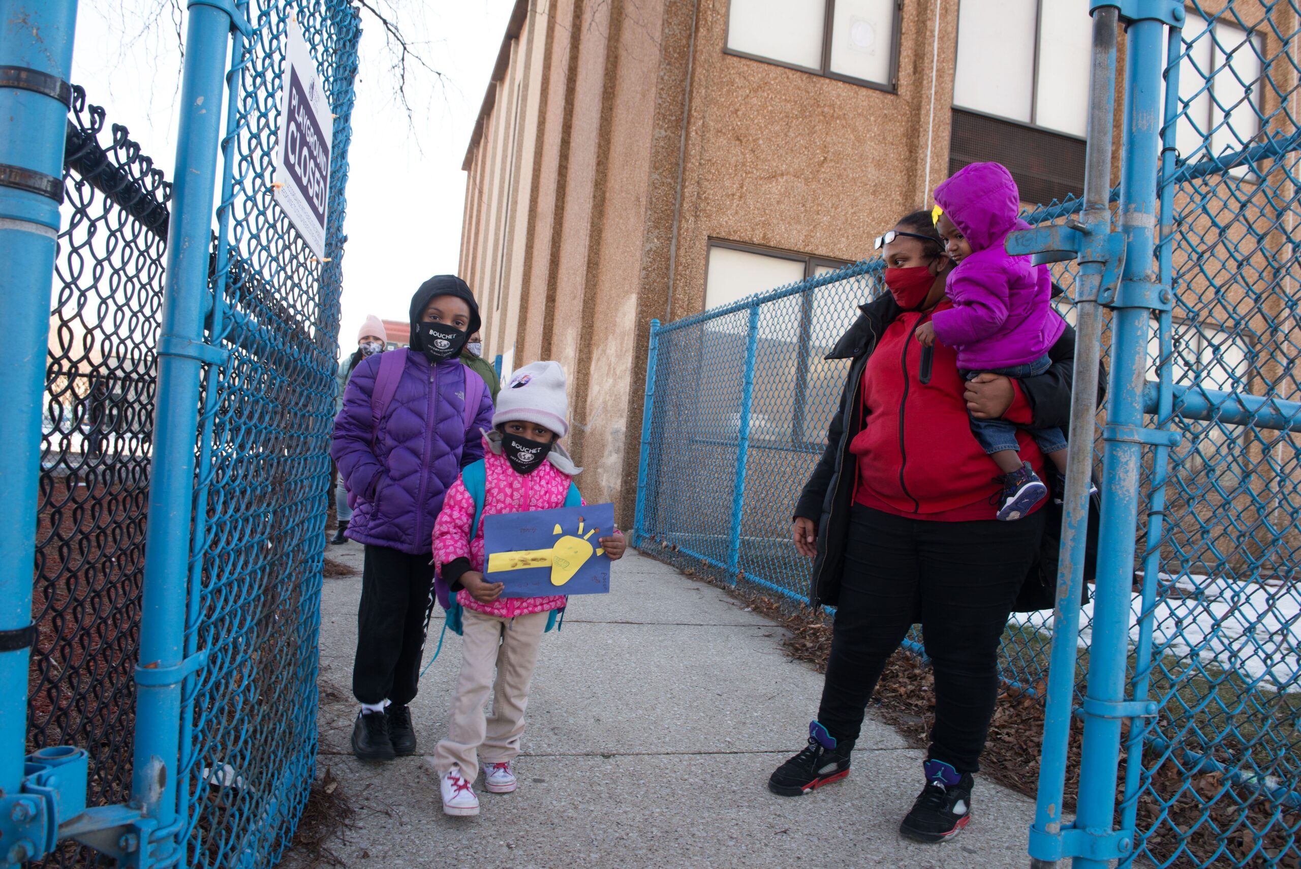 "Worried, but relieved," Bouchet elementary school parents in South Shore have mixed emotions