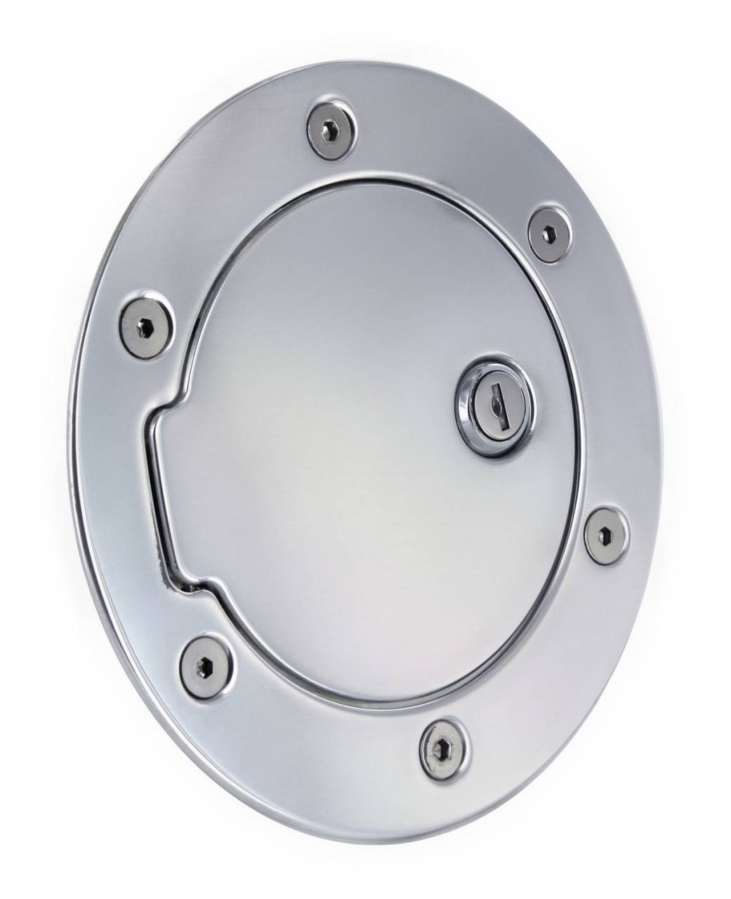 Race Style Billet Fuel Door, 6100PL, All Sales The Trux Superstore