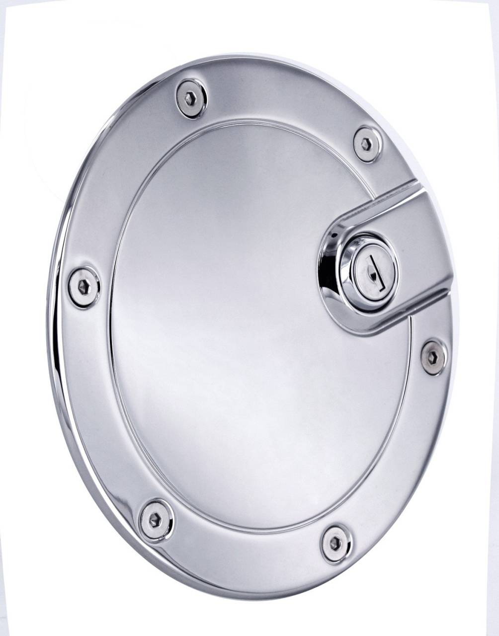 Race Style Billet Fuel Door Trim, 6052CL, All Sales The Trux